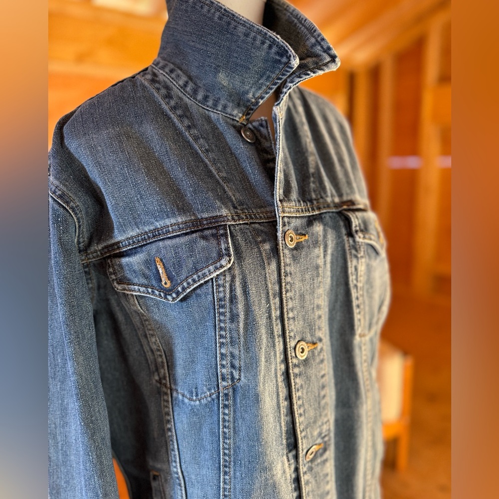 Vintage Esprit Jean Jacket 90s Fashion Men’s Size Small